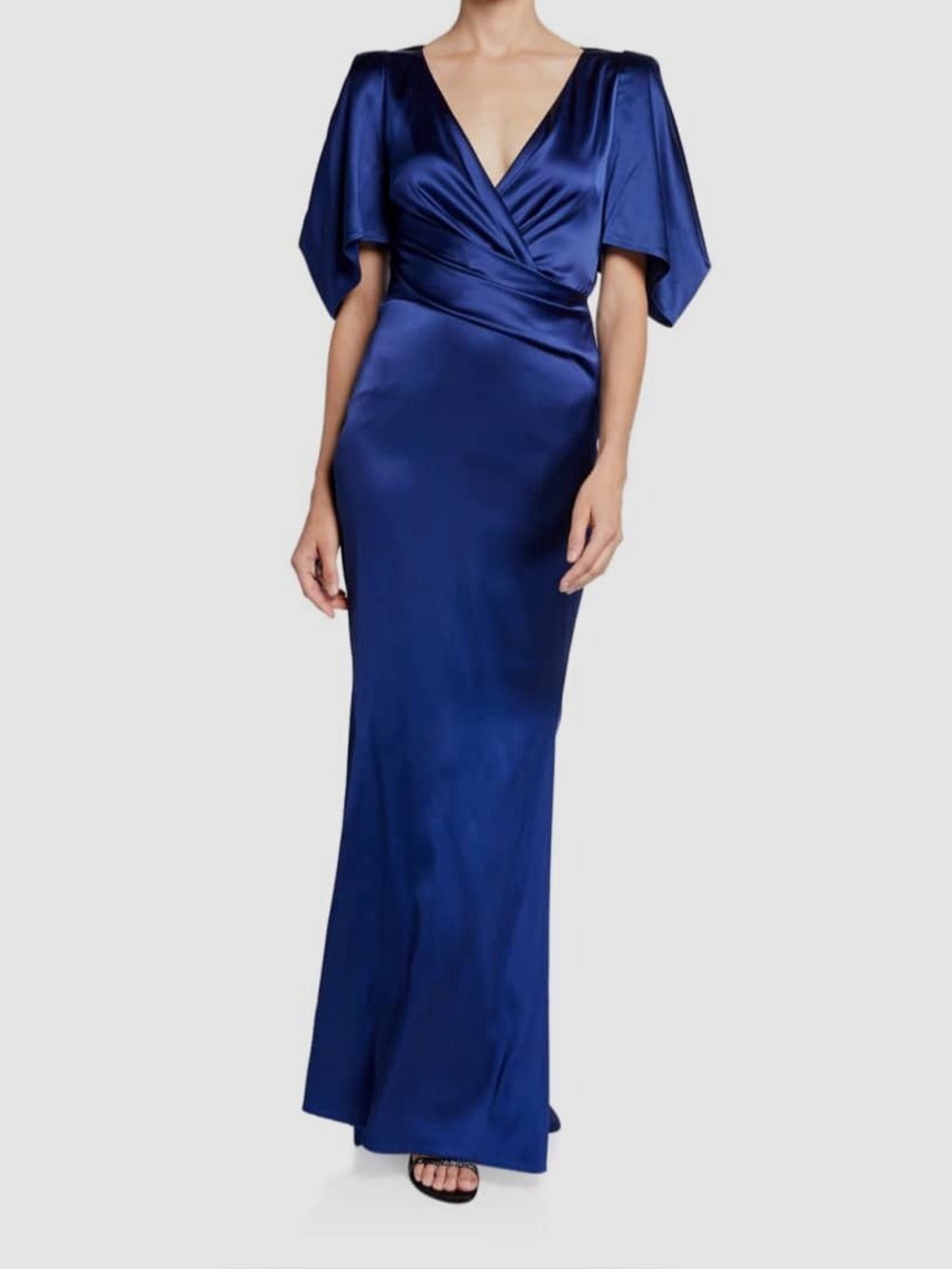 NWT - Talbot Runhof Elegant Blue Evening Dress (US 14)